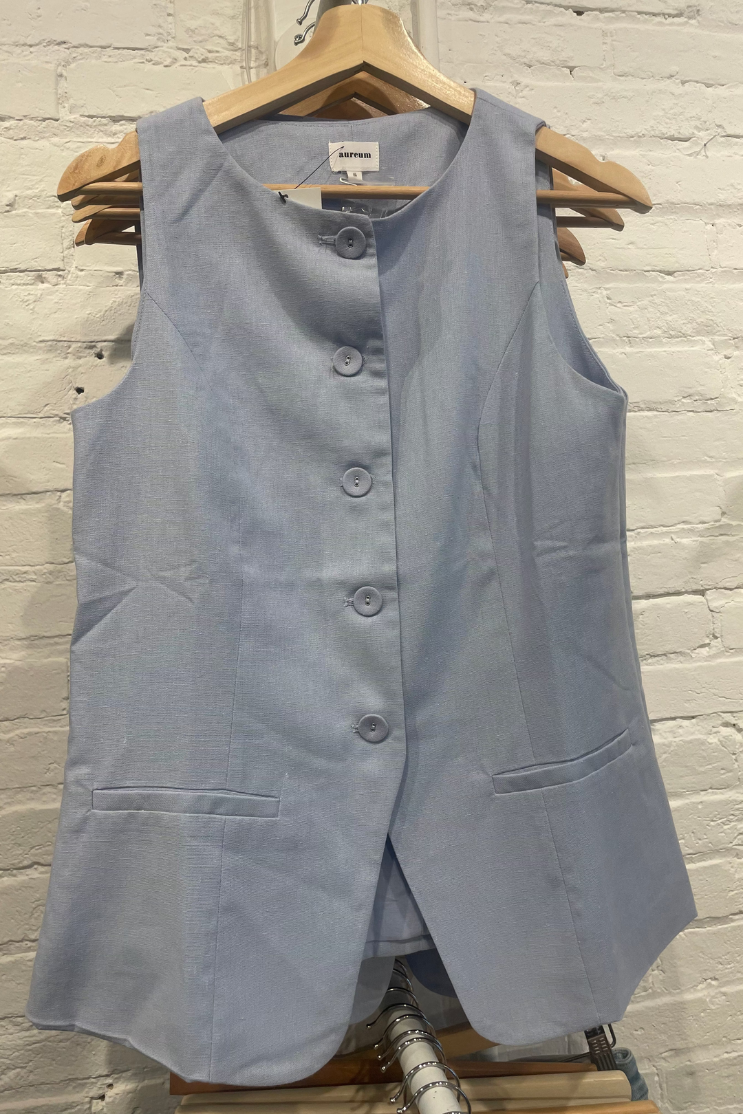 Jasmine Linen Vest