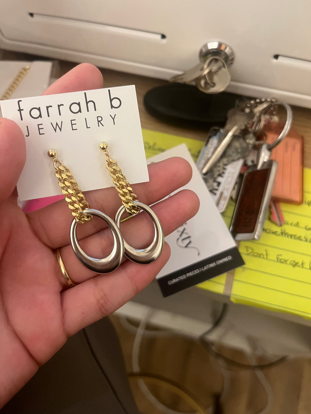 looped in earrings