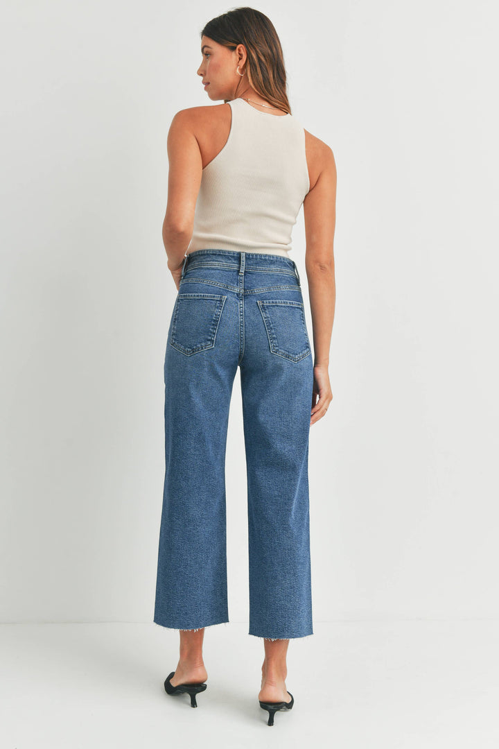 Blue Utility Wide Leg