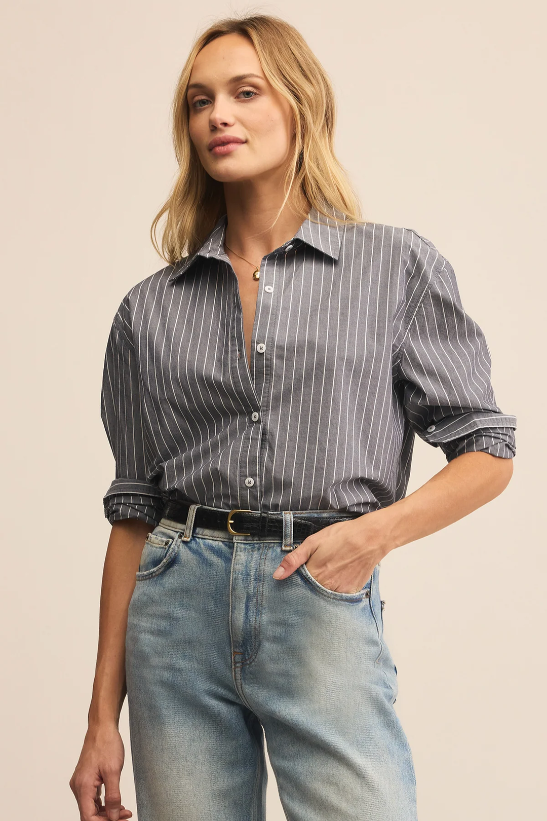 Seaport Striped Poplin Shirt