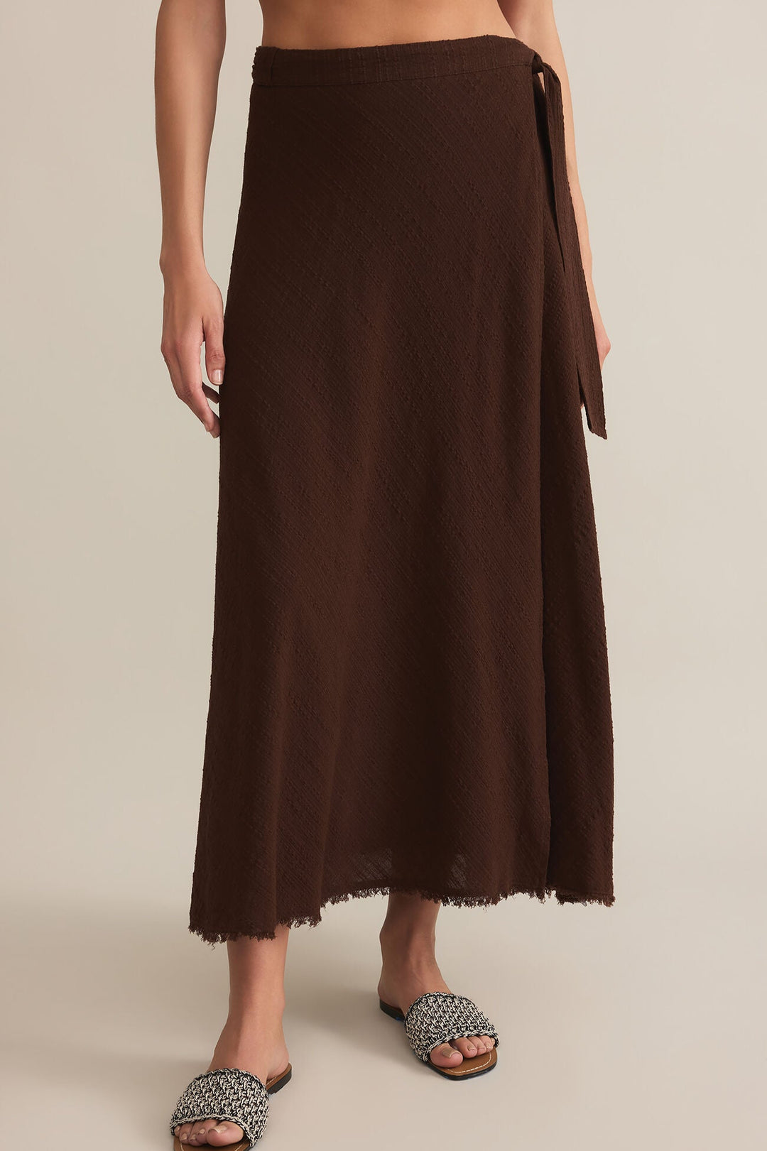 Salerno Wrap Midi Skirt