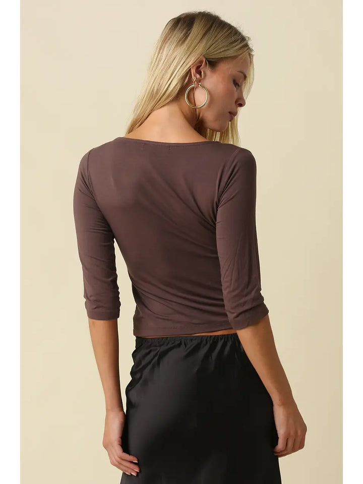 Becca V Neck Top