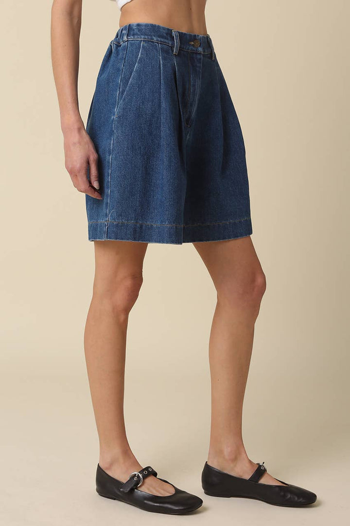 Jaida Denim Bermuda Shorts