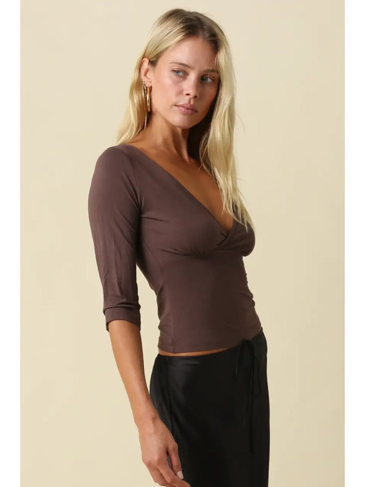 Becca V Neck Top