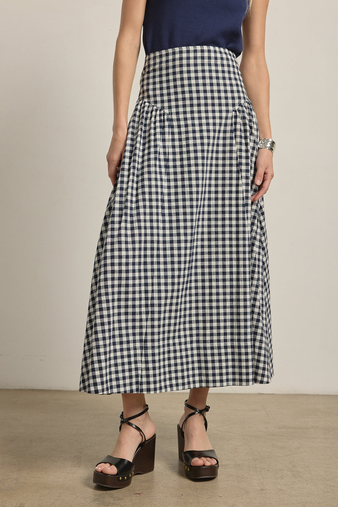 Brianna Gingham Skirt