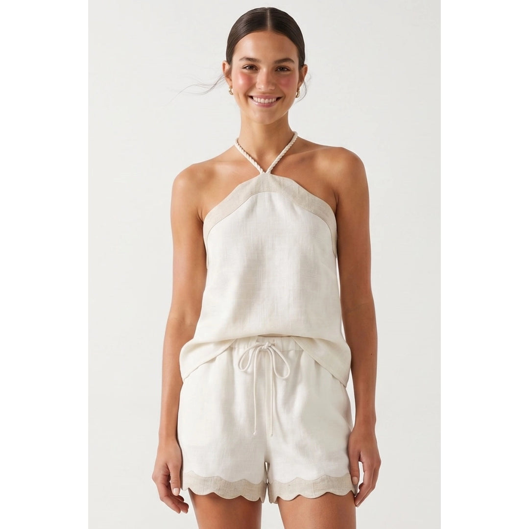 Josie Linen Halter Top