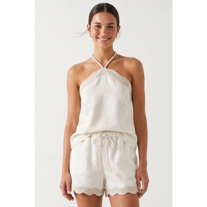 Josie Linen Halter Top