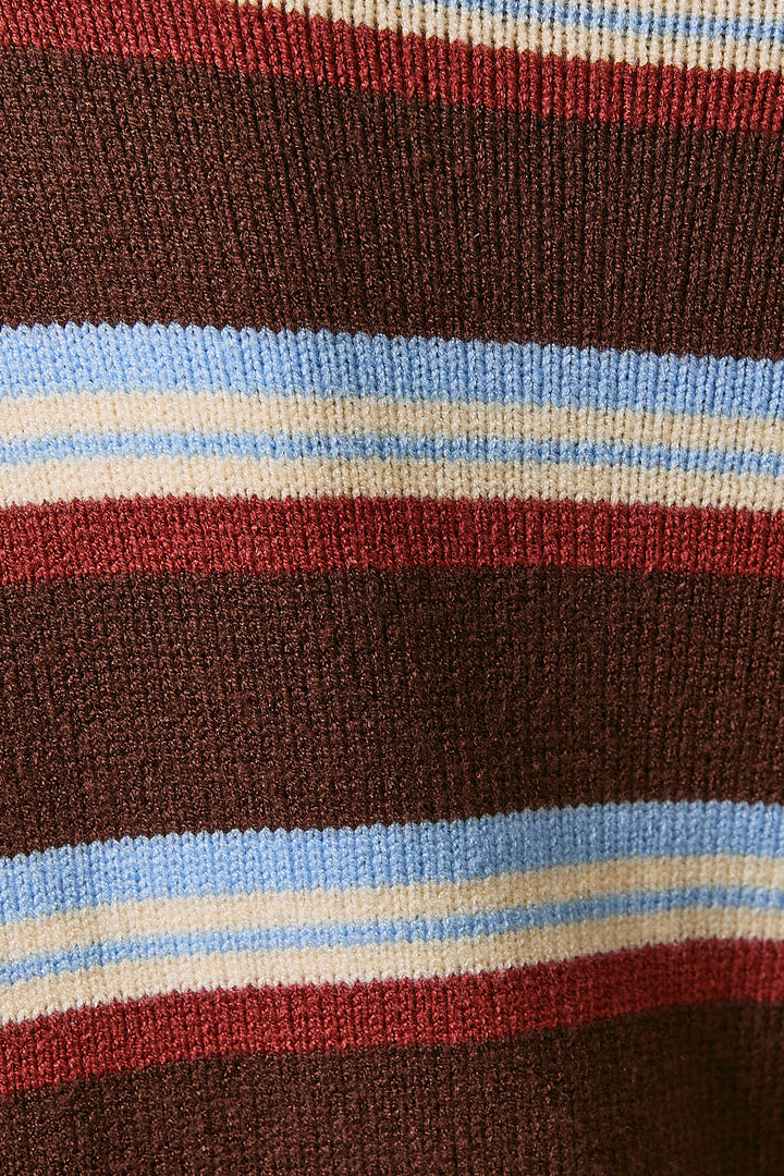 Ella Button Striped Cardigan