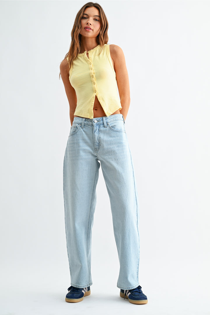 Jay - Relaxed Straight Barrel Jean - Light Denim