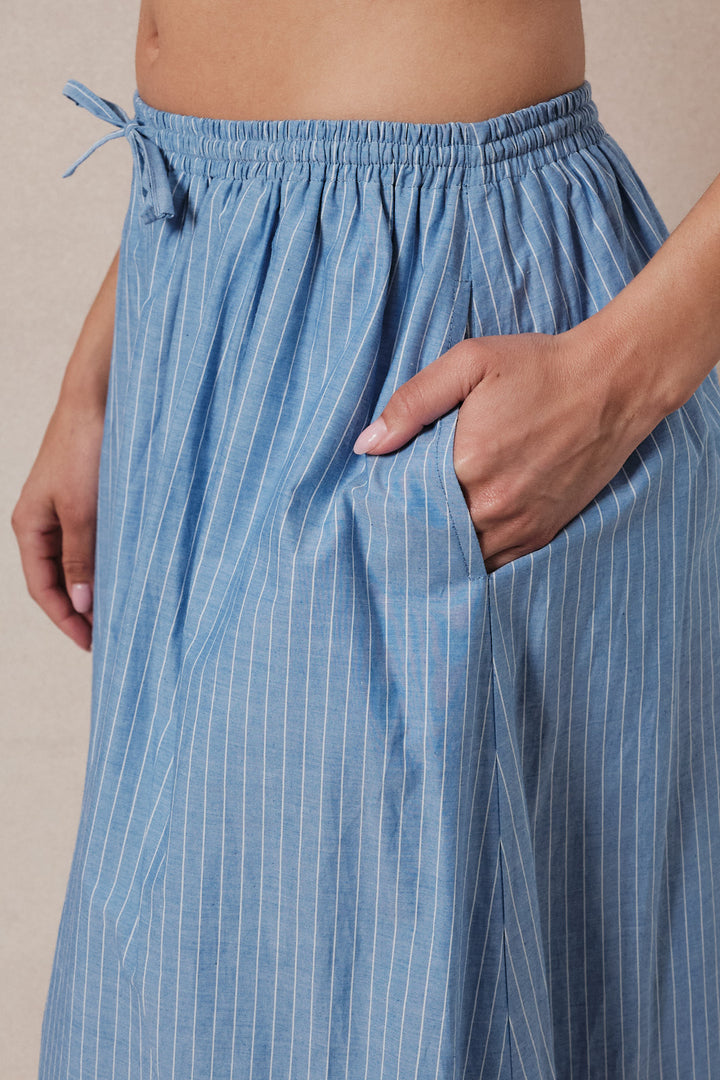 Mari Striped Maxi Skirt