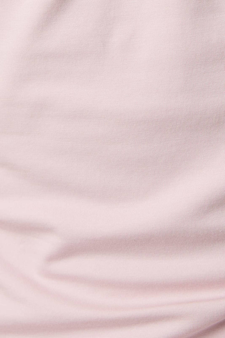 Tiffany Off-Shoulder Twist Top - Light Pink
