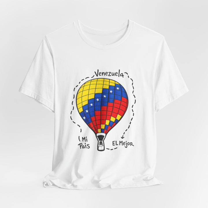Venezuela Hot Air Balloon Tee — "Venezuela Mi País, El Mejor" Unisex Graphic Shirt