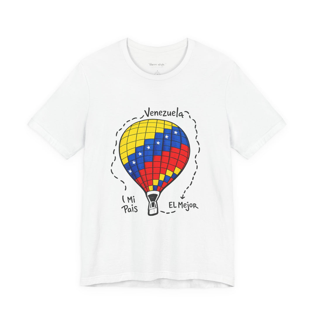 Venezuela Hot Air Balloon Tee — "Venezuela Mi País, El Mejor" Unisex Graphic Shirt