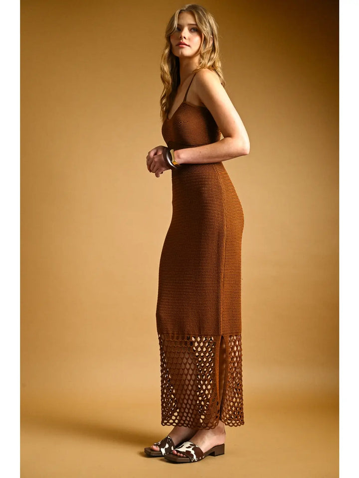 Yenika Knitted Midi Dress