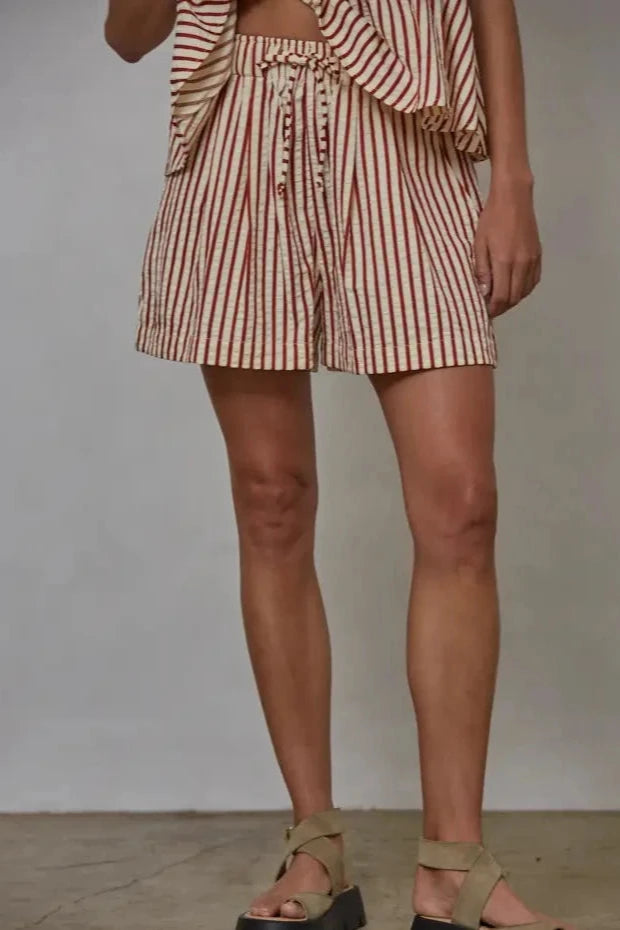 Polene Stripe Shorts