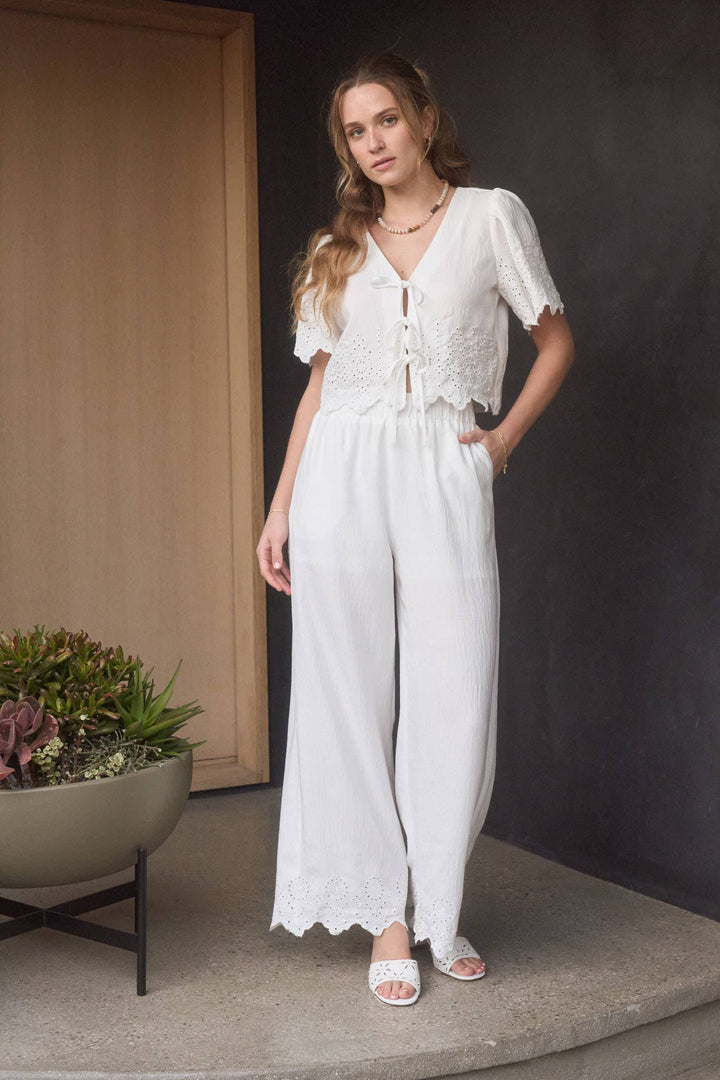 Angela Scallop Pants