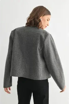 Cropped Wool Jacket
