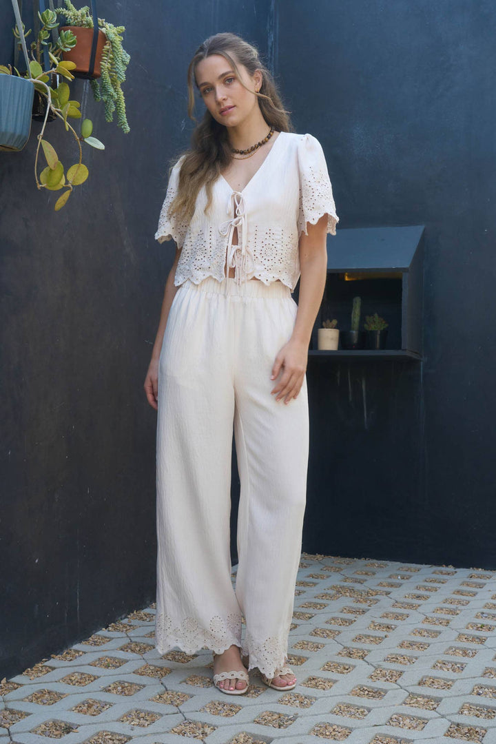 Angela Scallop Pants