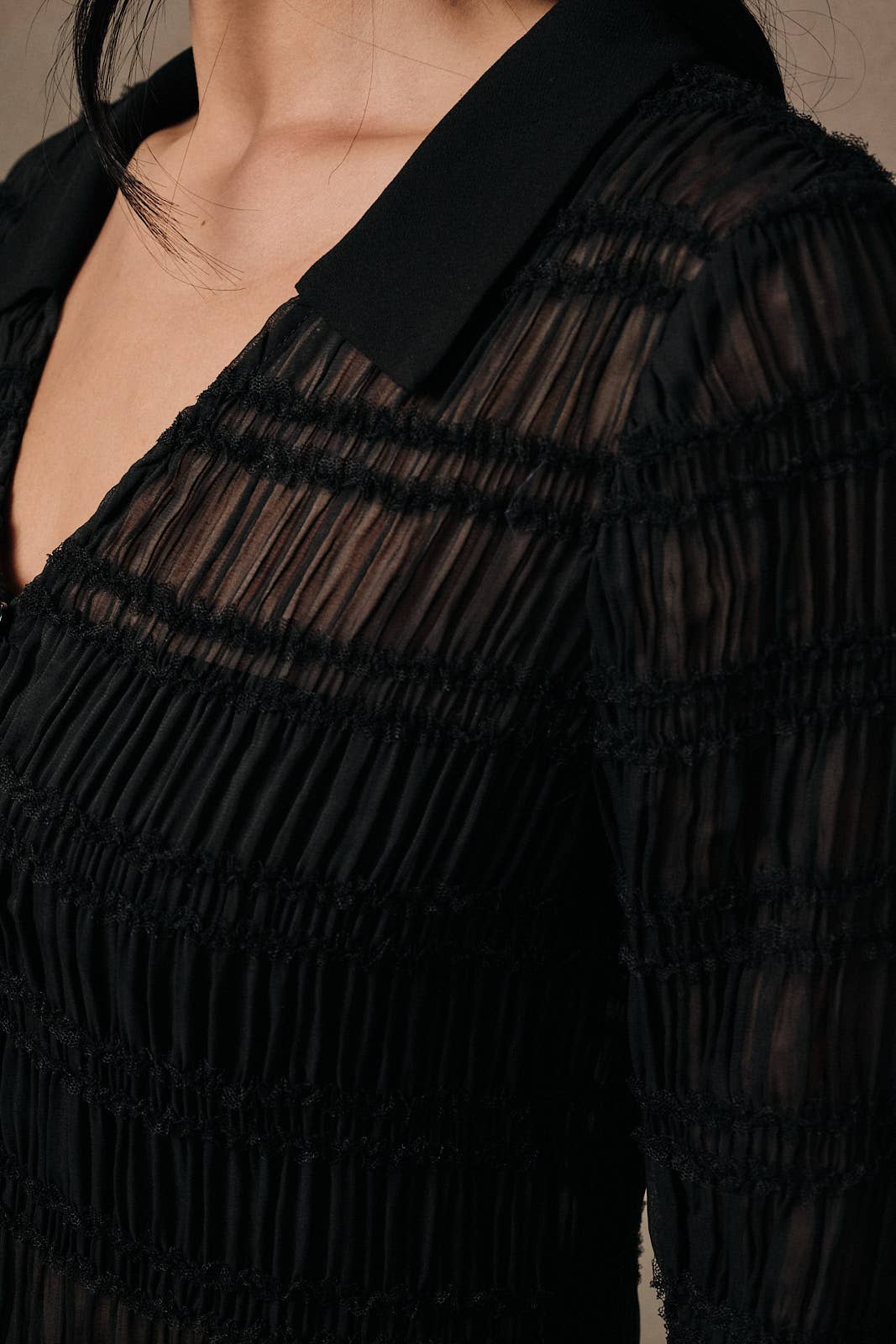 Beth Shirred Top