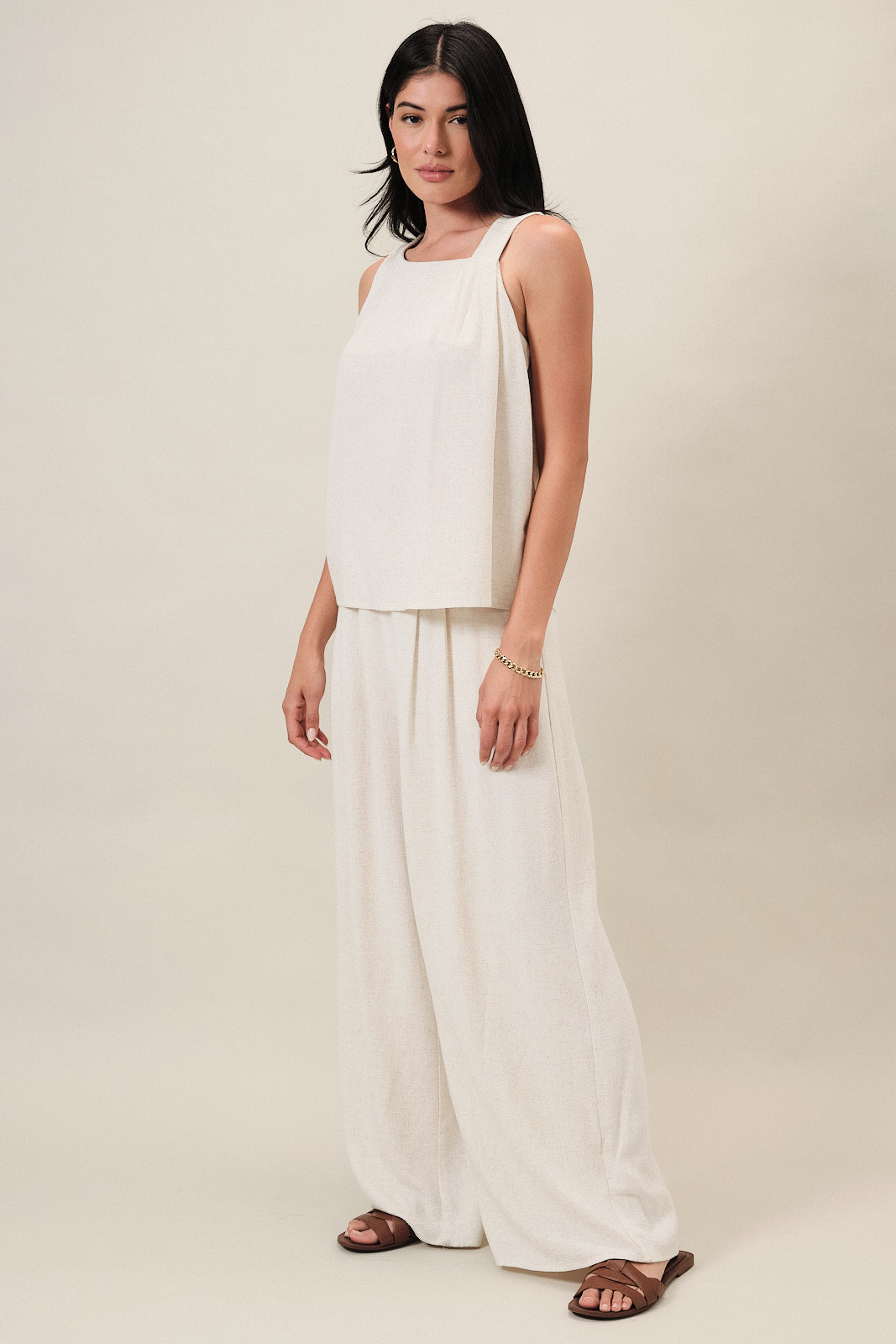 Sunday Wide Leg Linen Pants