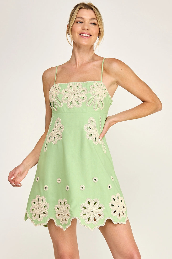 Billie Linen Mini Dress