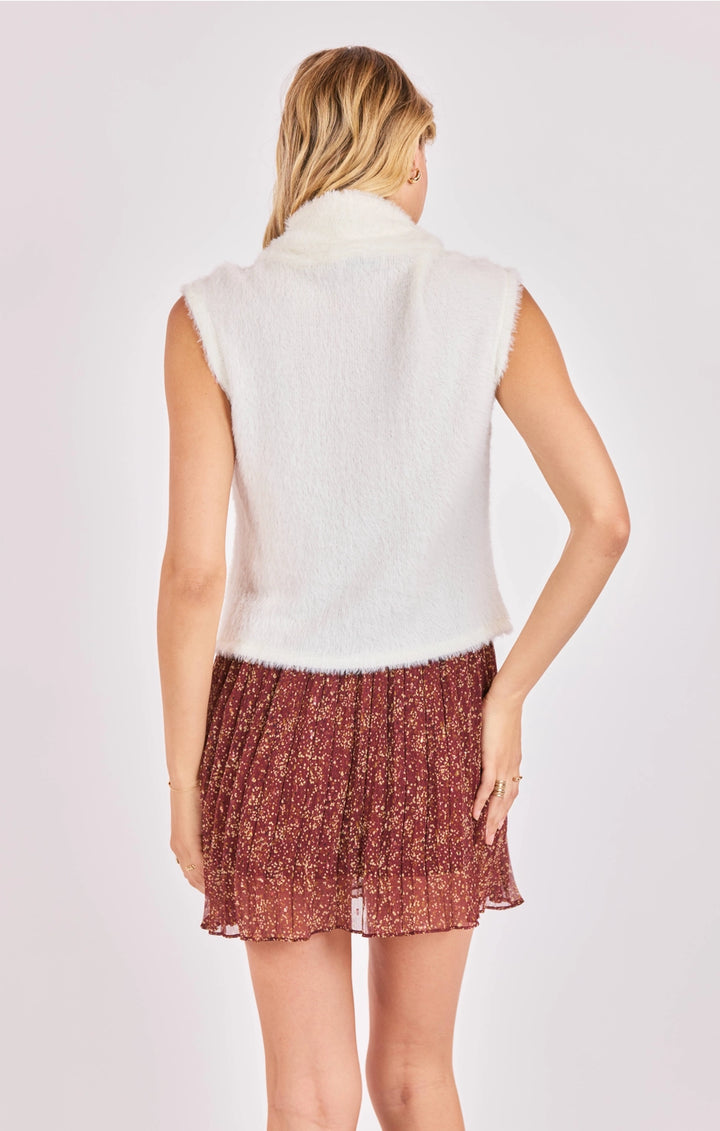 Fiona Fuzzy Turtleneck Sweater Top