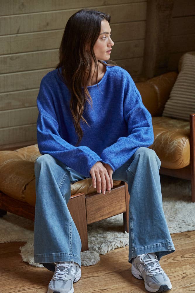 Pearla Knit Rolled Neck Sweater