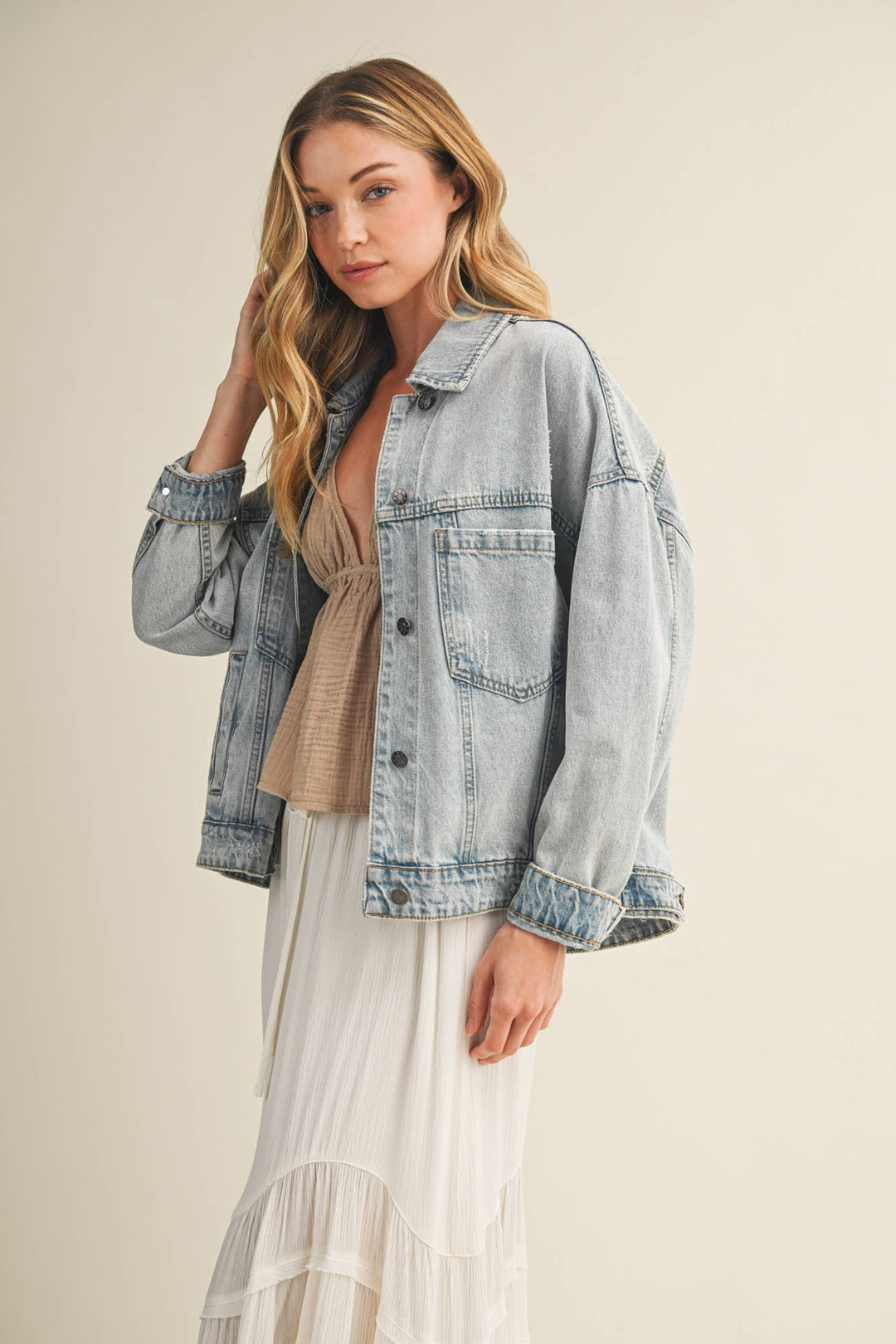 Sea Pleated Jacket