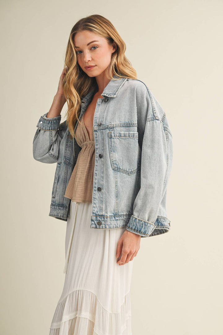 Sea Pleated Jacket