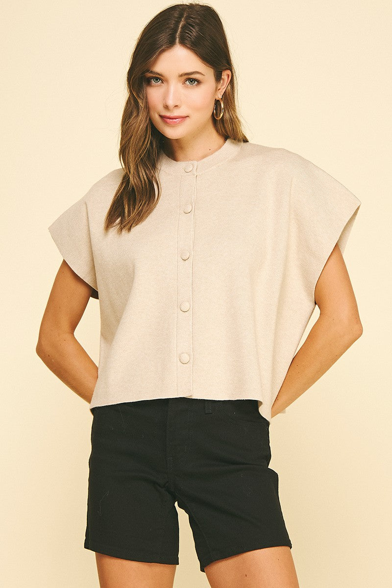 Khloe Cap Sleeve Sweater