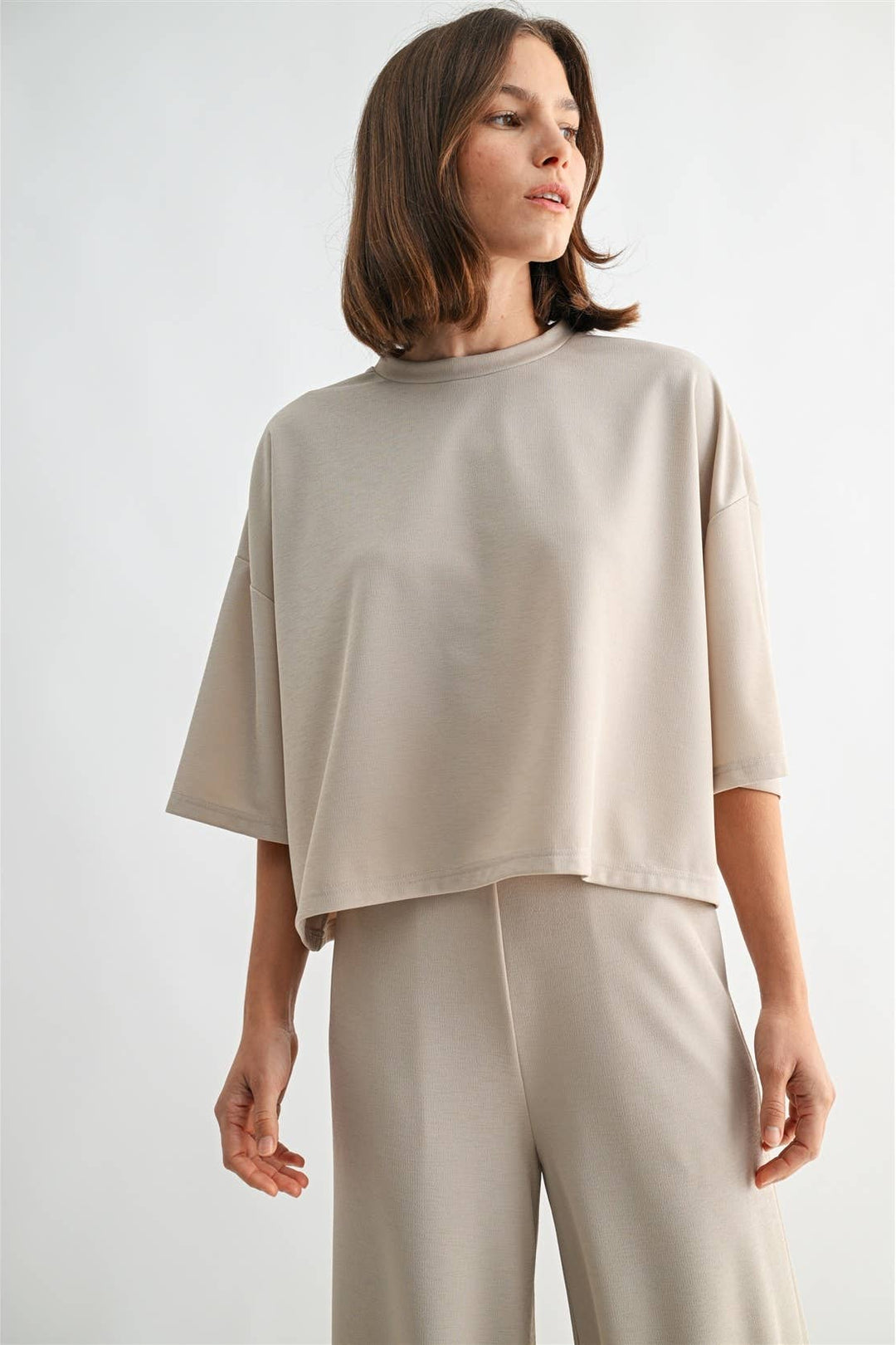 Maribelle Crop Boxy Top