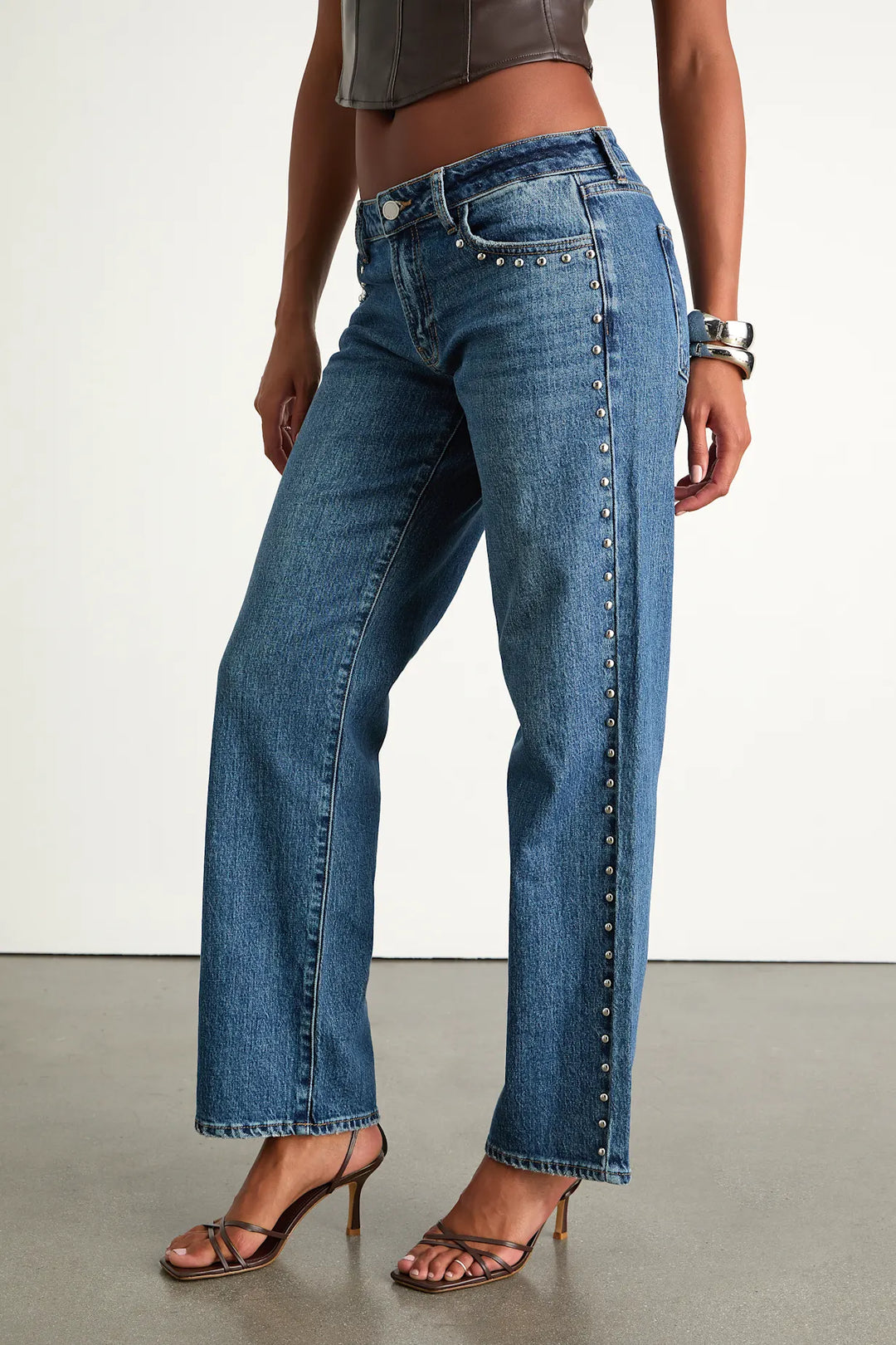 Studded Baggy Jeans