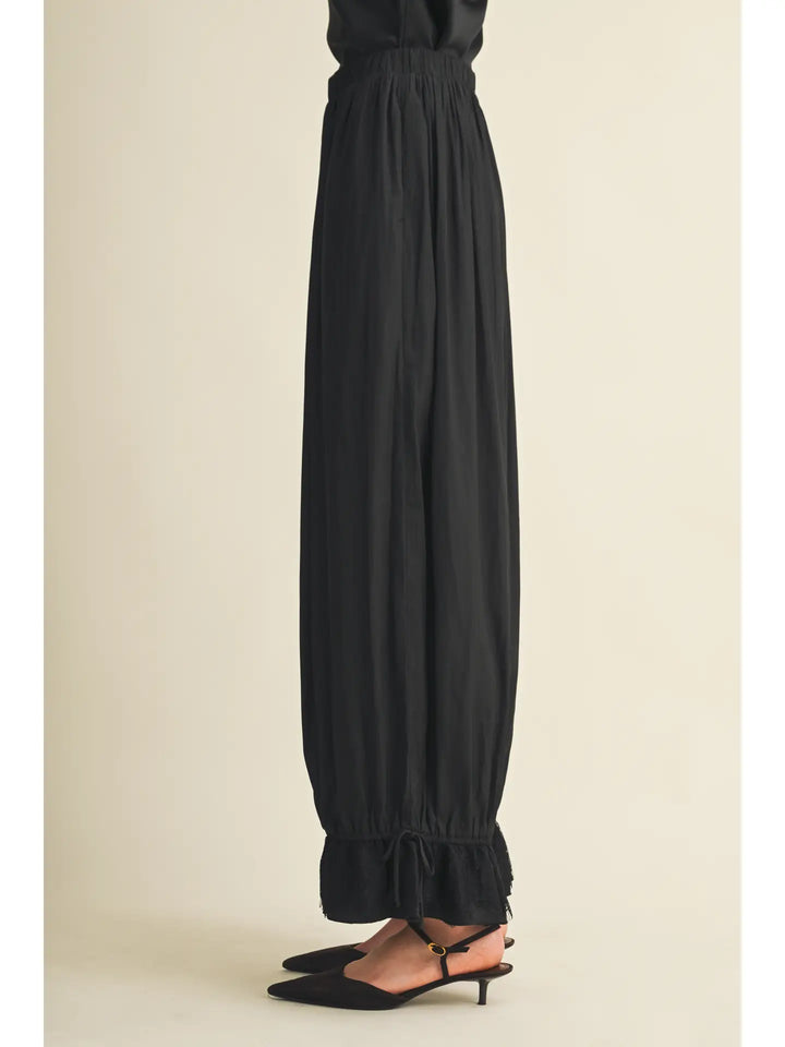 Talia Lace Trim Pants