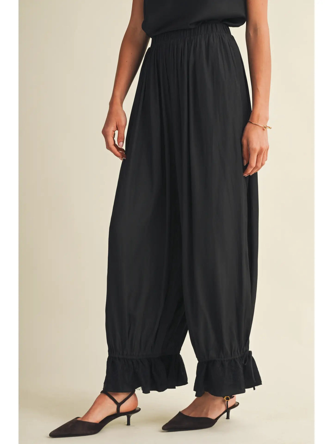 Talia Lace Trim Pants