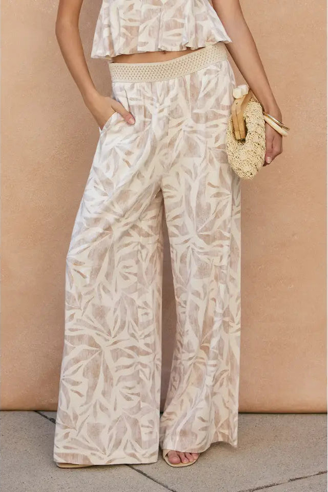 Cami Printed Flowy Pants