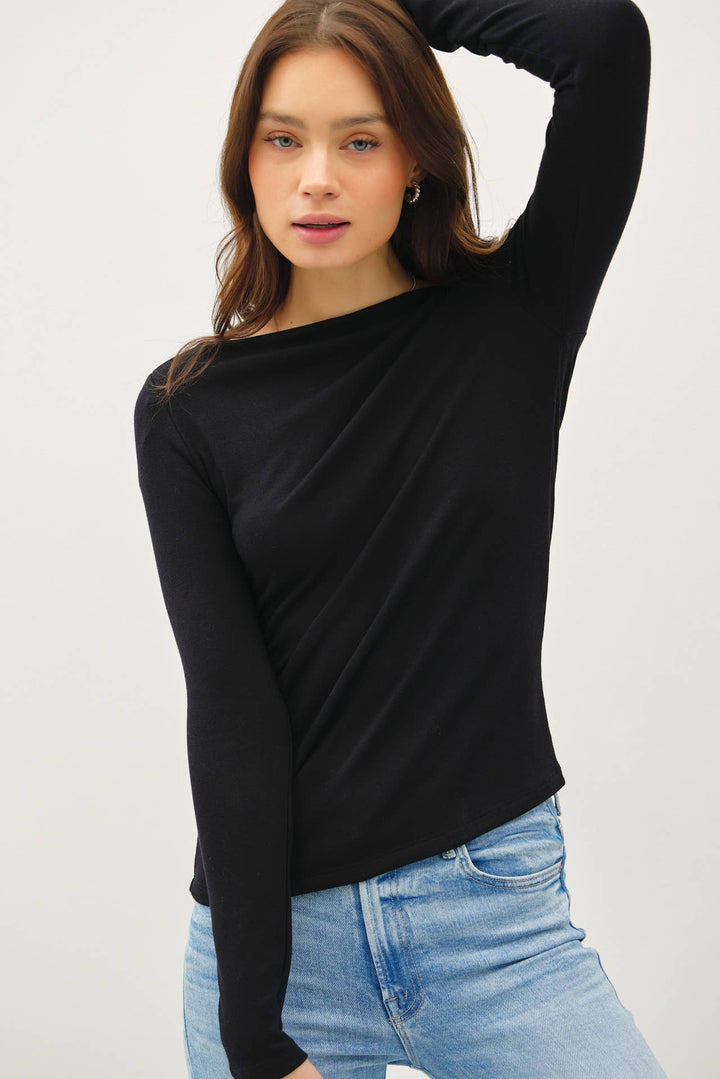 Anna Boat Neck Top
