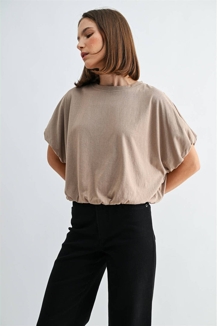 Sabrina Ballon Sleeve Top