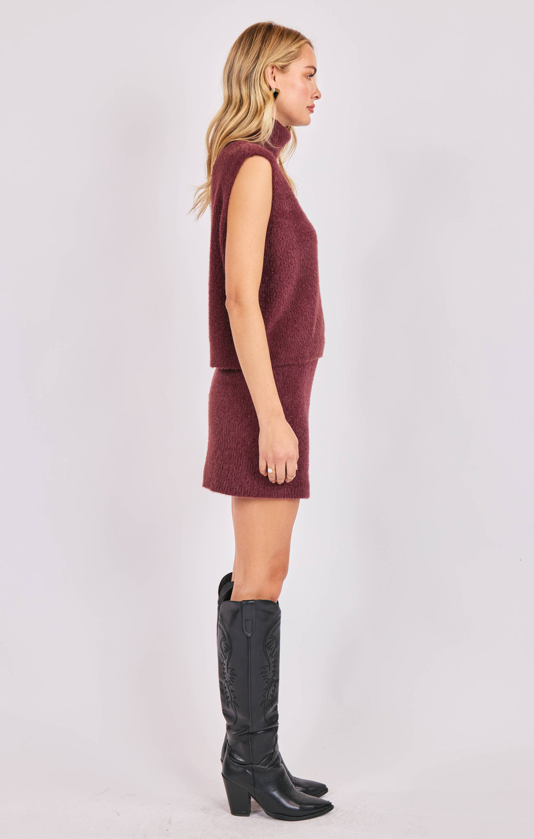 Crosby Fuzzy Turtleneck Sweater