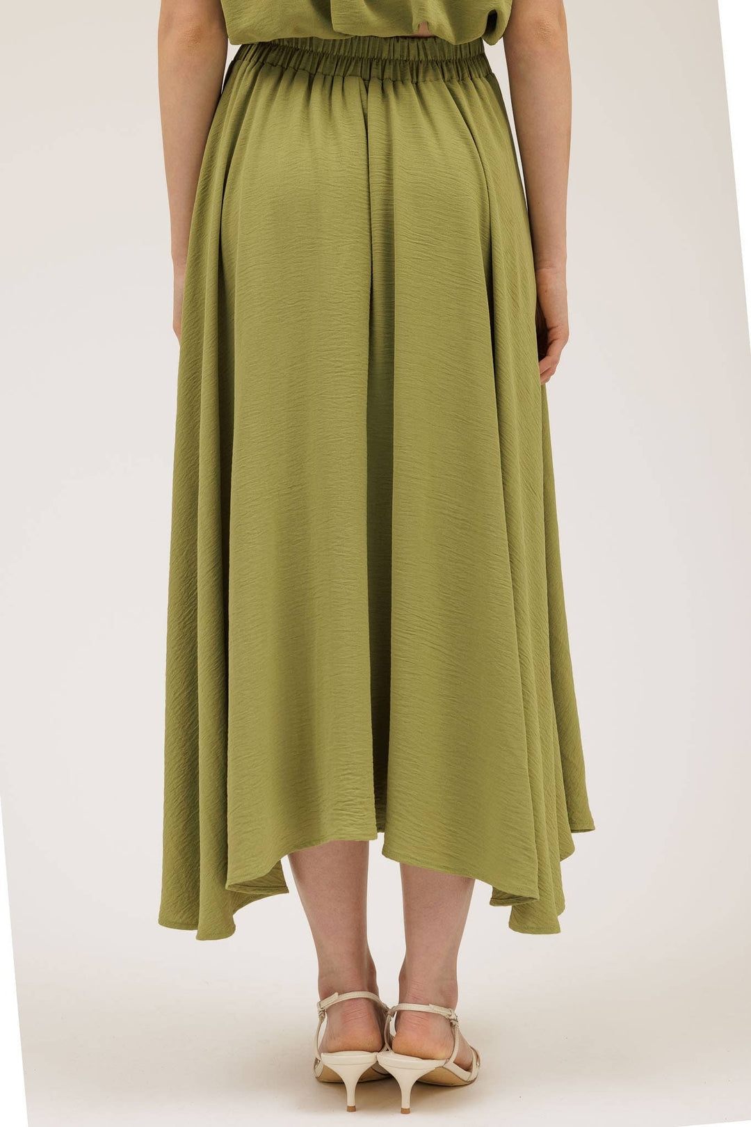 Lorena Pleated Midi Skirt