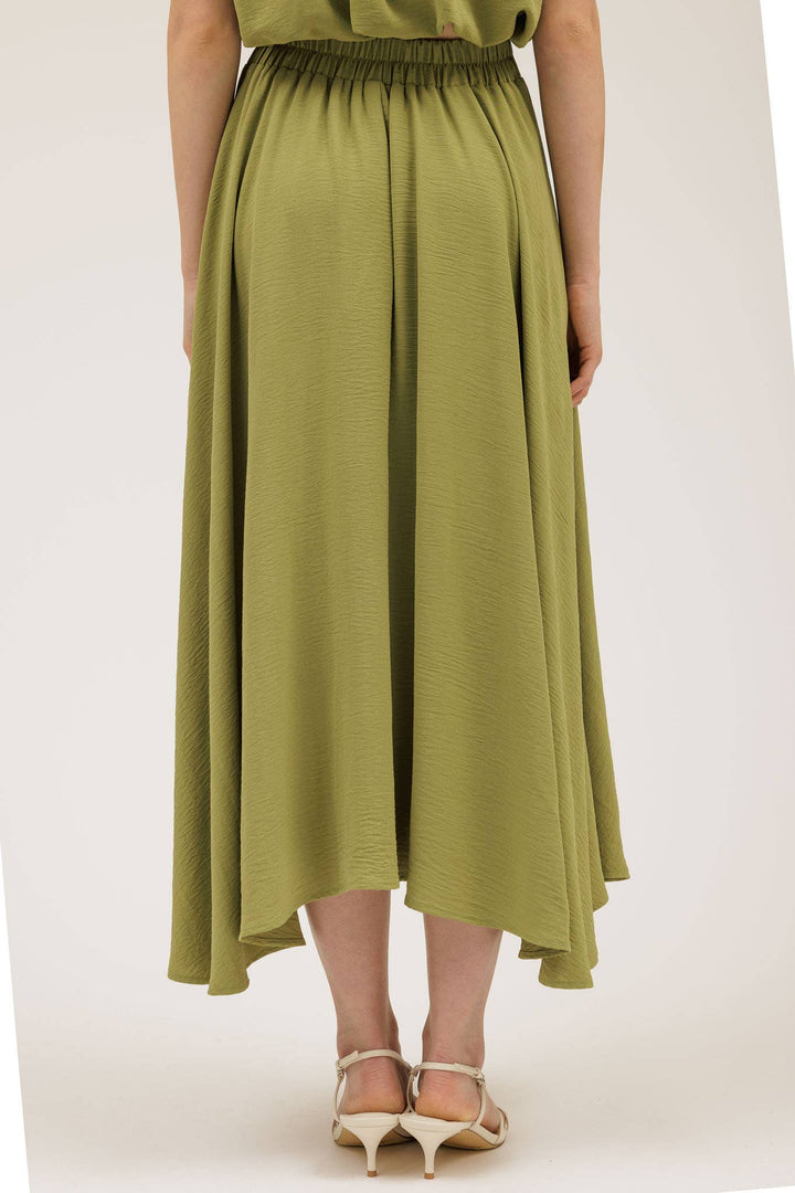 Lorena Pleated Midi Skirt