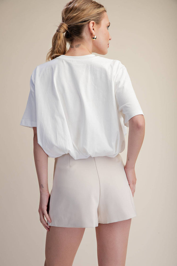 Haylie Bubble Hem Top