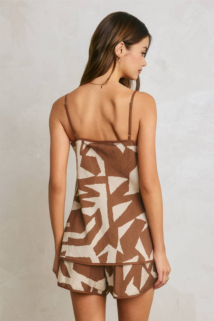 Palm Tree Pattern Top