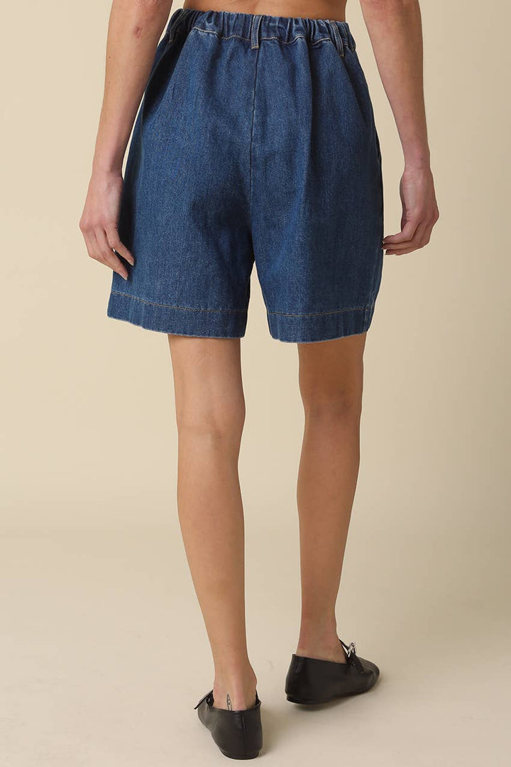 Jaida Denim Bermuda Shorts