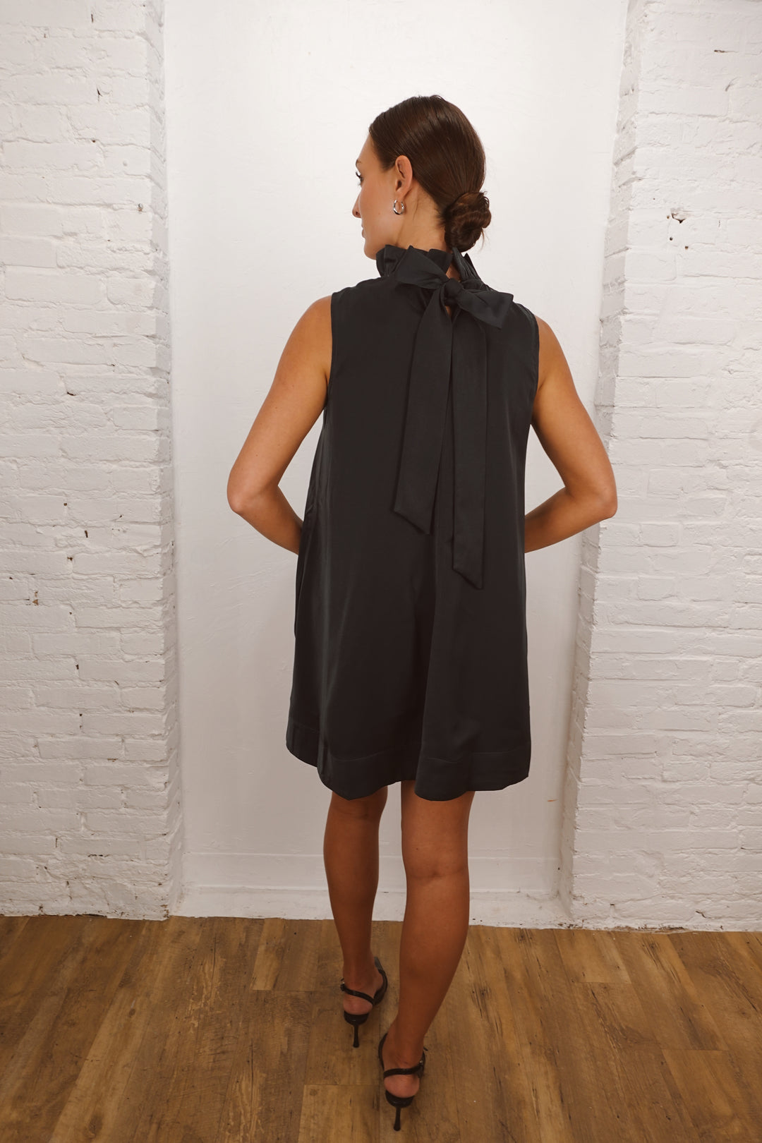 Midnight High Neck Mini Dress