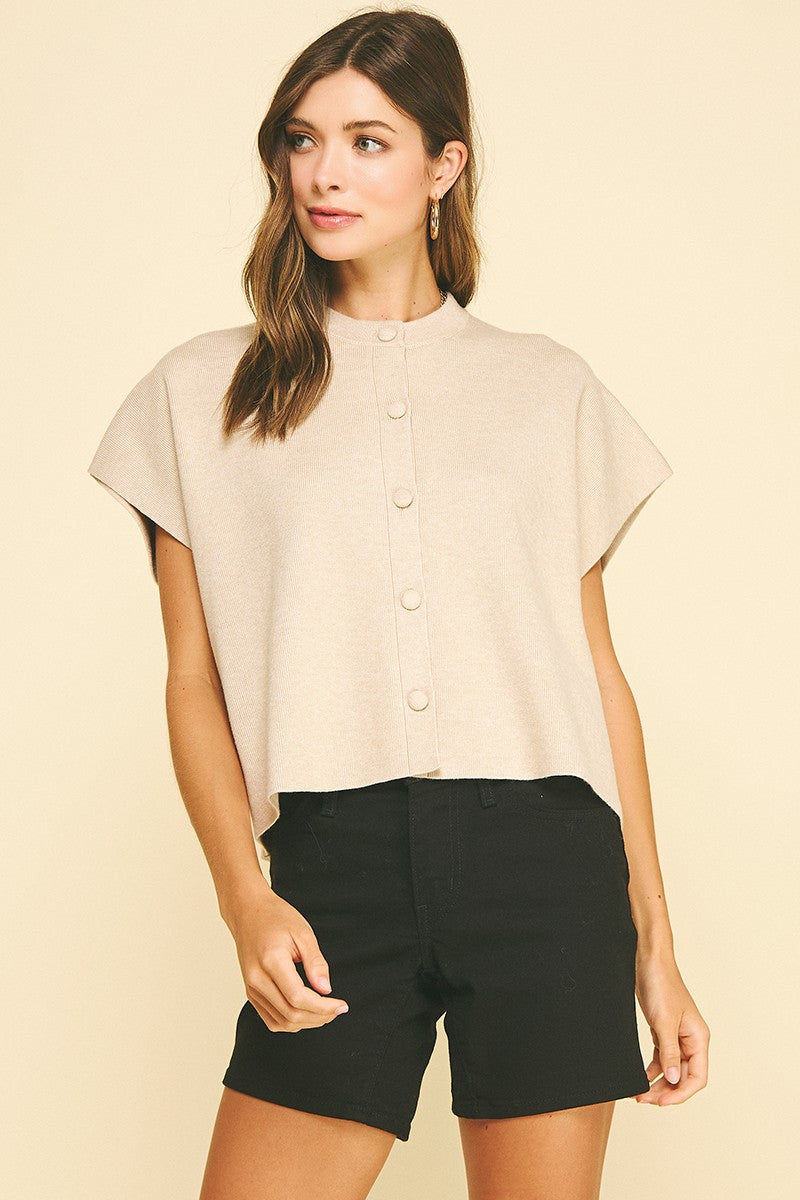 Khloe Cap Sleeve Sweater