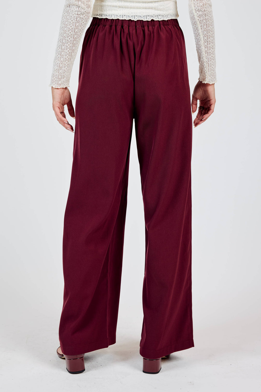 Stacy Wide Leg Pleated Pants