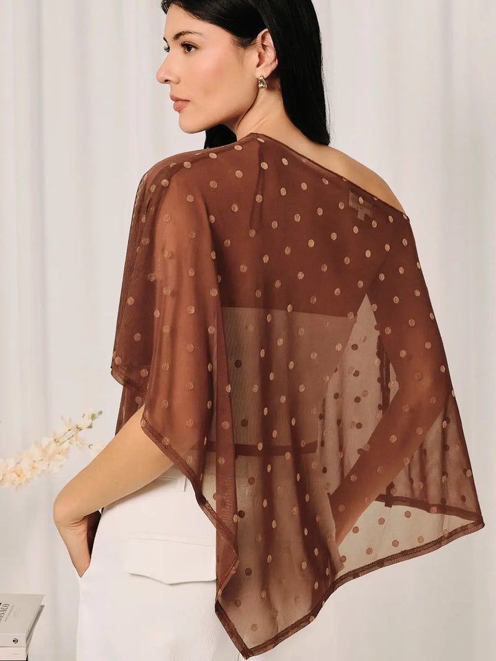Jordyn Mesh Poncho