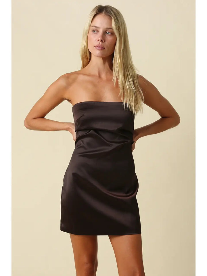 Lia Ruched Mini Dres