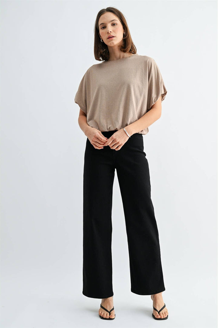 Sabrina Ballon Sleeve Top