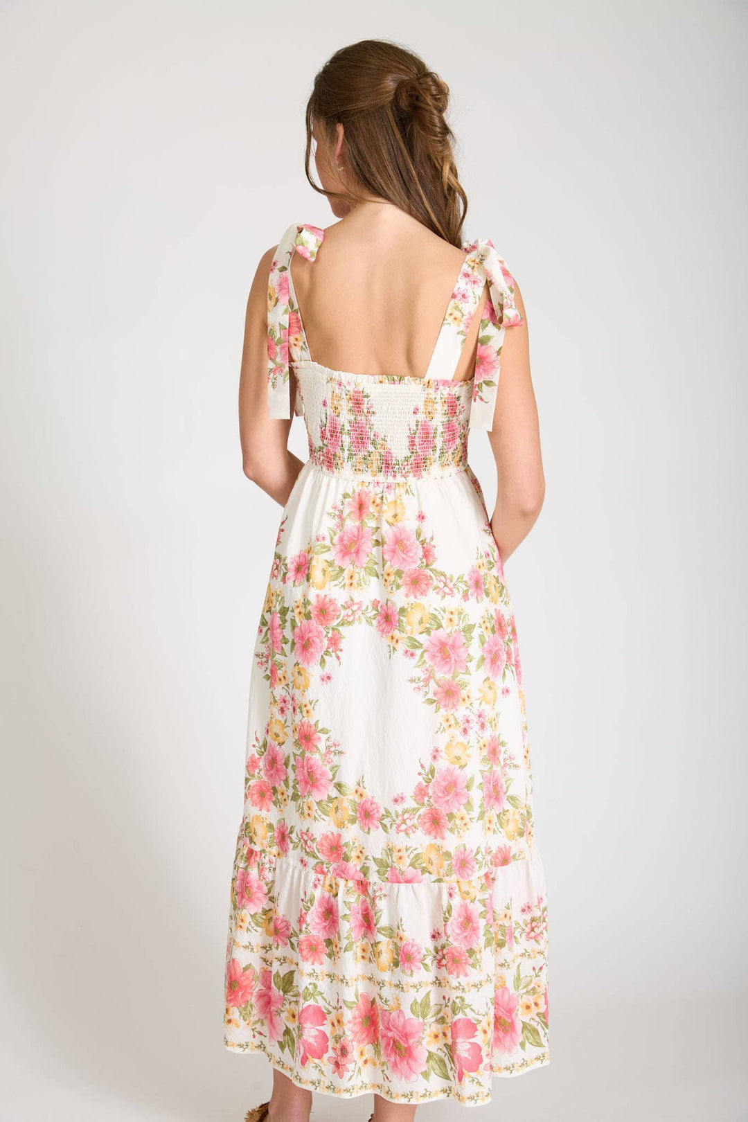 Delilah Ruffle Hem Midi Dress